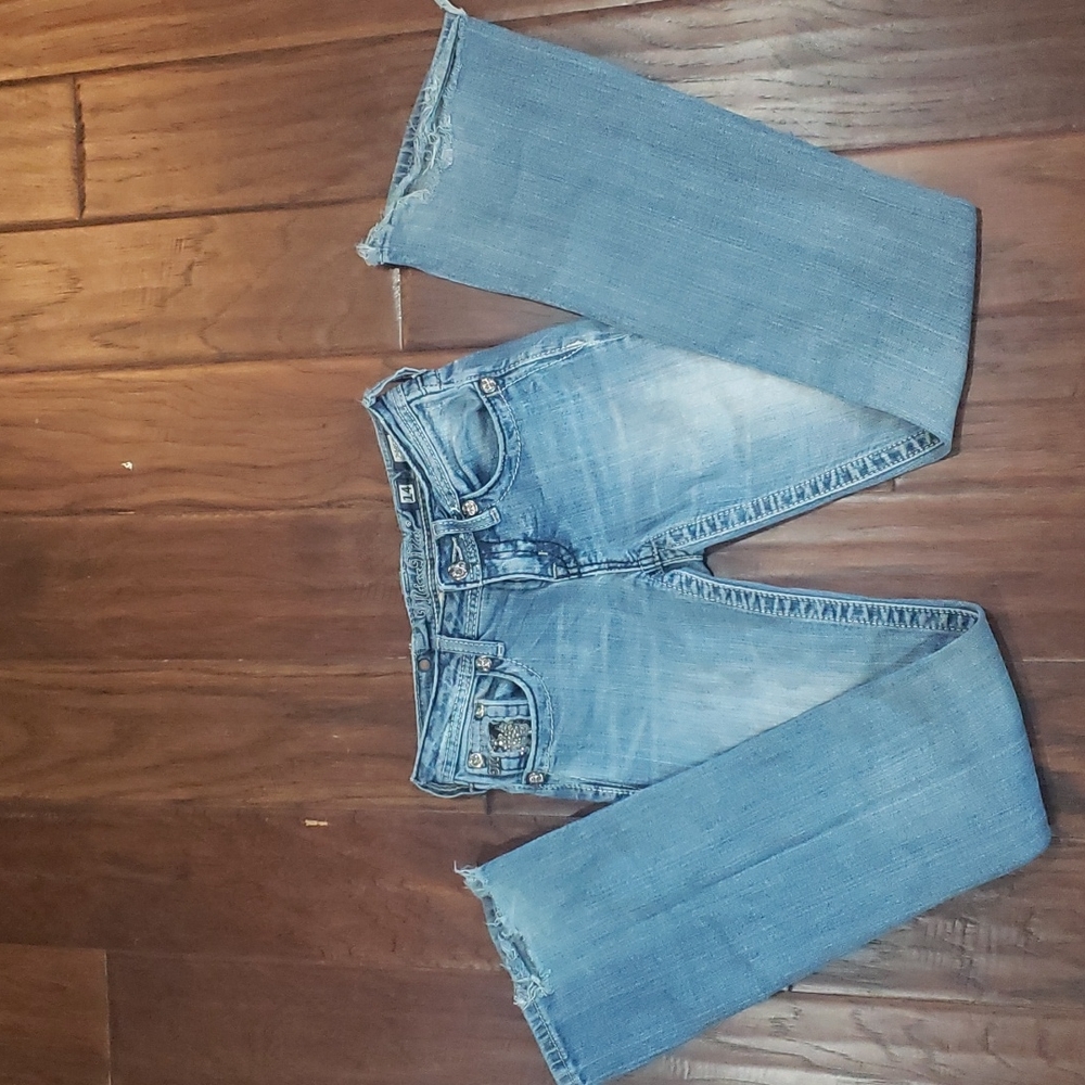 Girls Miss Me bootcut jeans